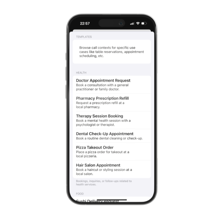 Voyp Test Screenshot